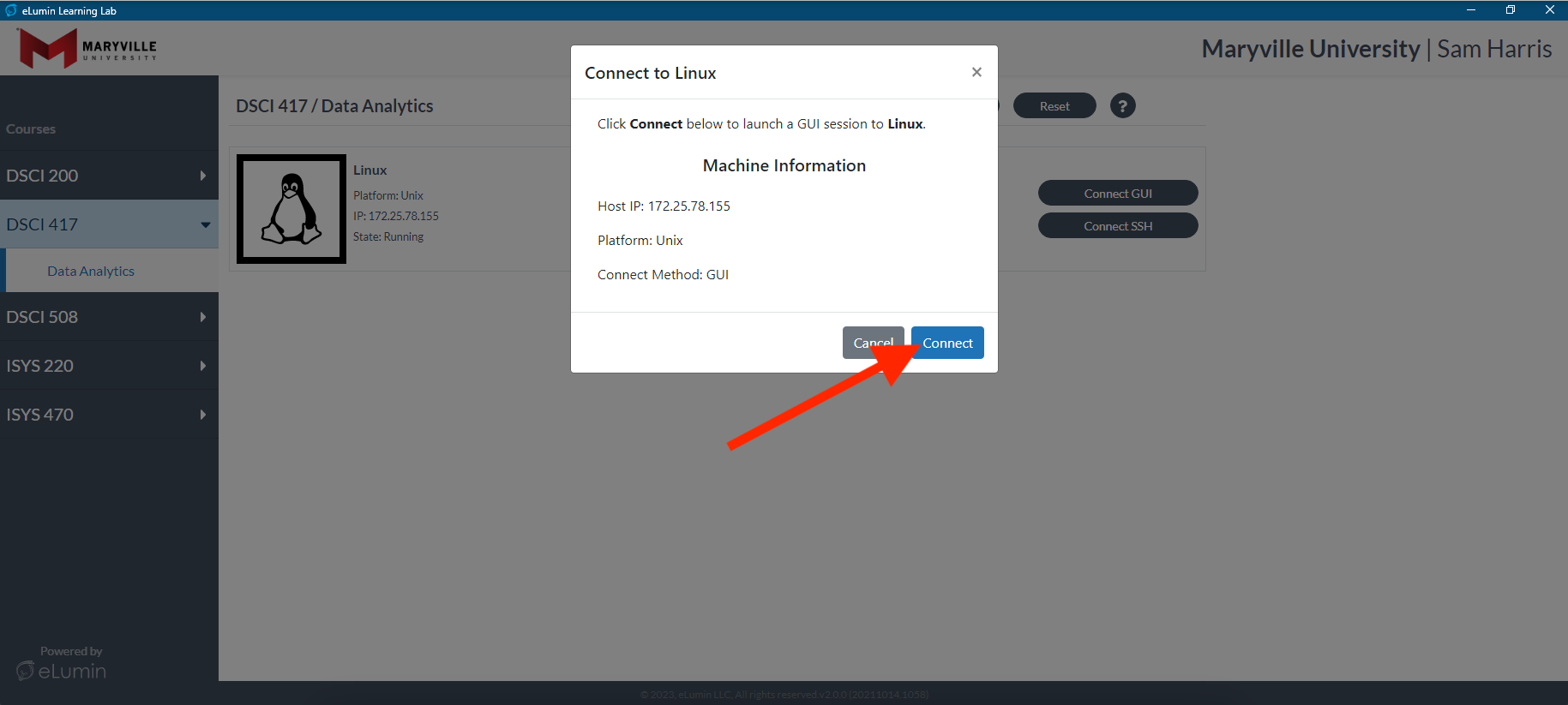 How do I access software via the eLumin Learning Lab?