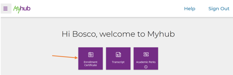 I need verification of my enrollment