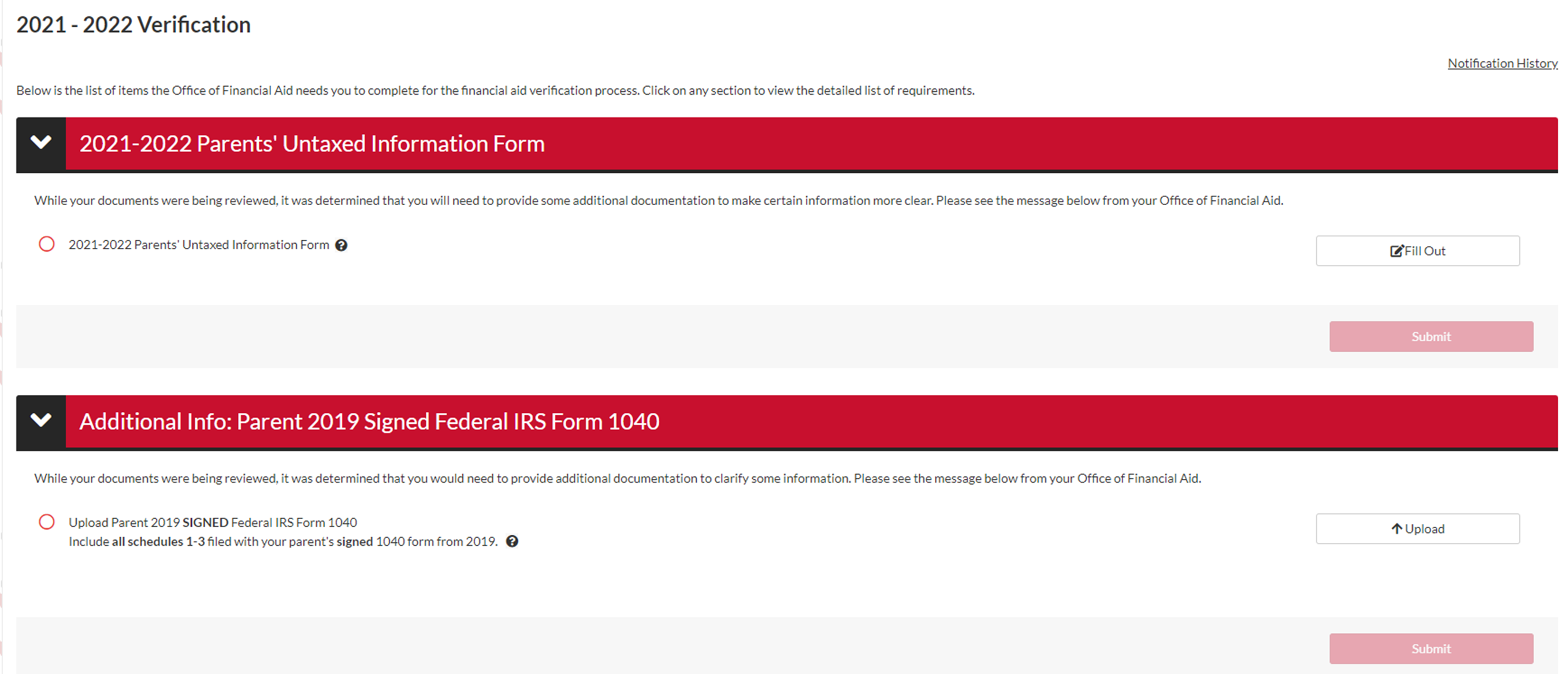 What is financial aid verification and how do I complete the process?