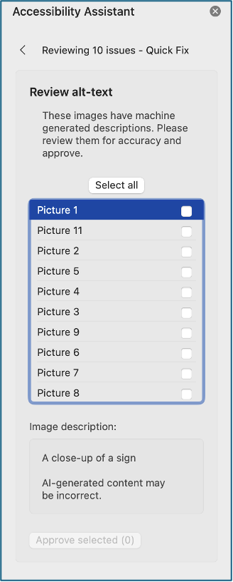 Accessible Microsoft Word Documents
